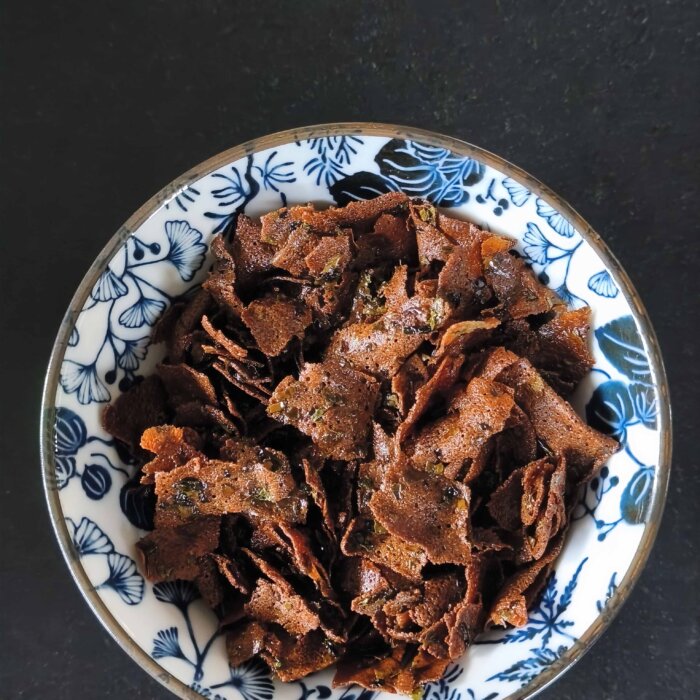 Chips de blé noir aux algues